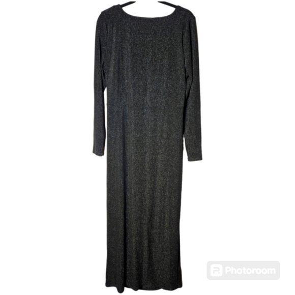 Eloquii Black Cut Out Maxi Length Dress Size 20 NWT - Picture 6 of 7